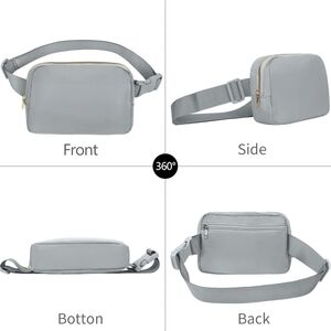 Elegant Women's Gray Crossbody Bag